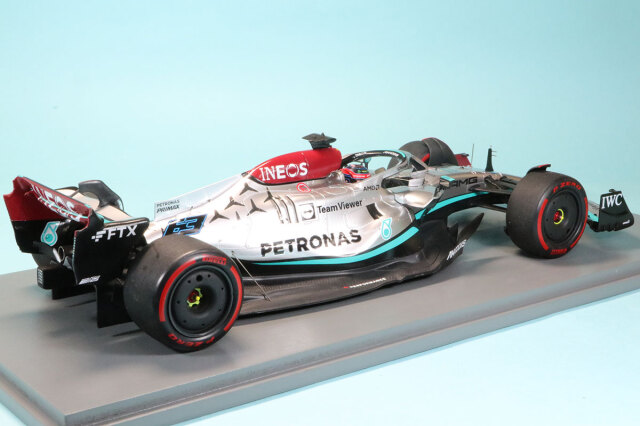 スパーク 1/18 メルセデス AMG ペトロナス W13 バーレーンGP 2022 4th 