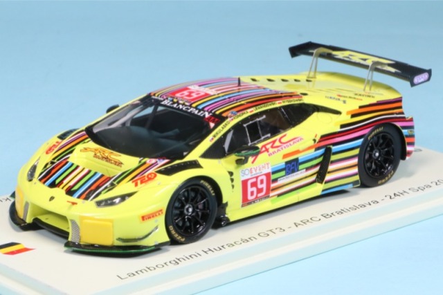 スパーク 1/43 ランボルギーニ ウラカン GT3 スパ 24h 2016 No.69　SB290