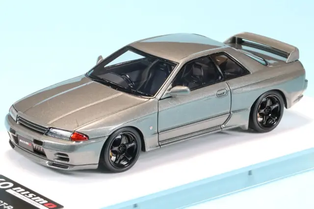 アイドロン 1/43 ニッサン スカイライン GT-R (NISMO BNR32 CRS Version) 2022 ダークメタルグレー　EM769