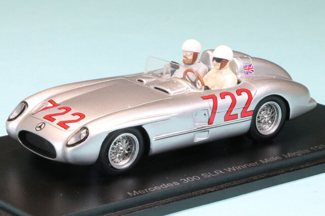 スパーク 1/43 メルセデス ベンツ 300 SLR ミレミリア 1955 Winner No.722　S5859