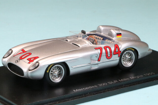 スパーク 1/43 メルセデス ベンツ 300 SLR ミレミリア 1955 No.704　S5892