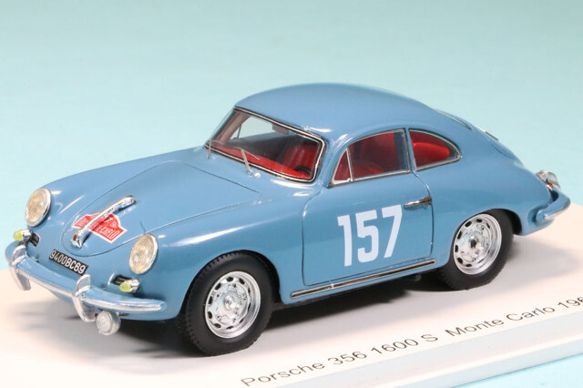  スパーク 1/43 ポルシェ 356A 1600 モンテカルロラリー 1960 No.157　S6141