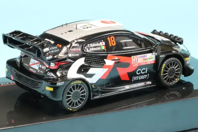 ラリージャパン2024 会場限定 1/43 GRヤリスWRT #18勝田貴元 イクソ 1/43 トヨタ GR ヤリス ラリー1 ハイブリッド 2024