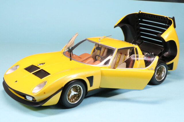 KS08319GY ランボルギーニ ミウラ SVR イエロー/ブラック フル開閉
