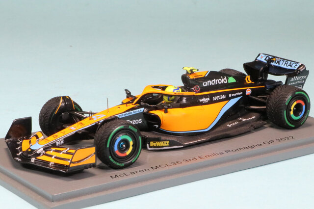 スパーク 1/43 マクラーレン MCL36 エミリアロマーニャGP 2022 3rd L.ノリス　S8540