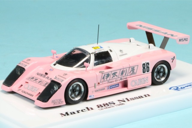 [受注製作見本] ロムファクトリー 1/43 マーチ ニッサン 88S 伊太利屋 ルマン 1988 No.86　RFP88S