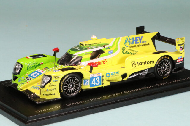 スパーク 1/43  オレカ 07 ギブソン No.43 Inter Europol Competition ルマン 24h 2022 D. Heinemeier-Hansson  F. Scherer  P. Fittipaldi　S8636