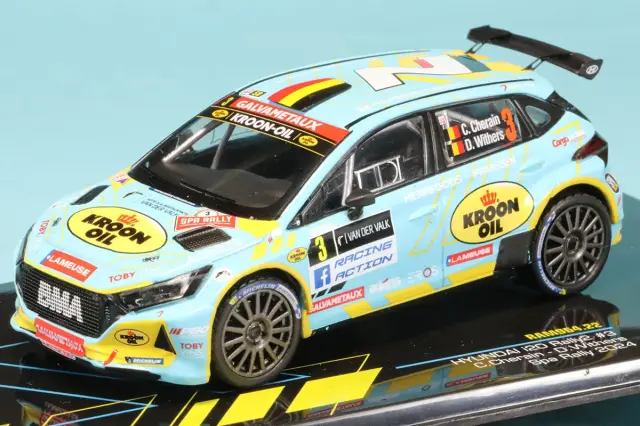 イクソ 1/43 ヒョンデ i20 ラリー2 スパ ラリー 2024 No.3　RAM964