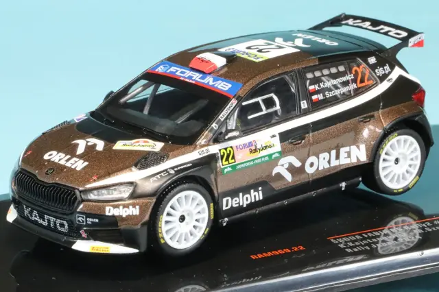 イクソ 1/43 シュコダ ファビア RS ラリー2 ラリージャパン 2024 No.22　RAM969