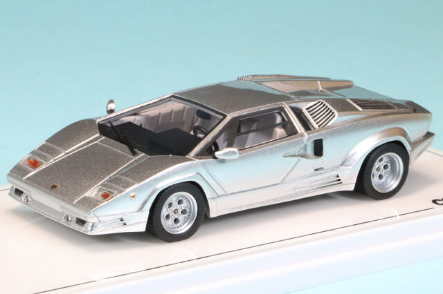 トゥルースケールモデル 1/43 ランボルギーニ カウンタック 25th アニバーサリー Grigio グレー　TSM430659