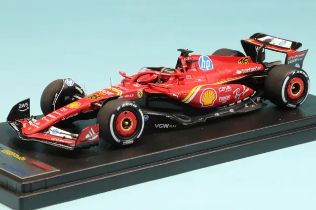 スパーク/ルックスマート 1/43 フェラーリ SF-24 イタリアGP 2024 C.ルクレール ウィナー　LSF1065