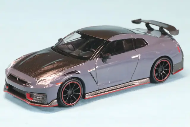 MINI-GT 1/64 ニッサン GT-R　ニスモ　2024 ニスモステルスグレー(左ハンドル)　MGT00868-L
