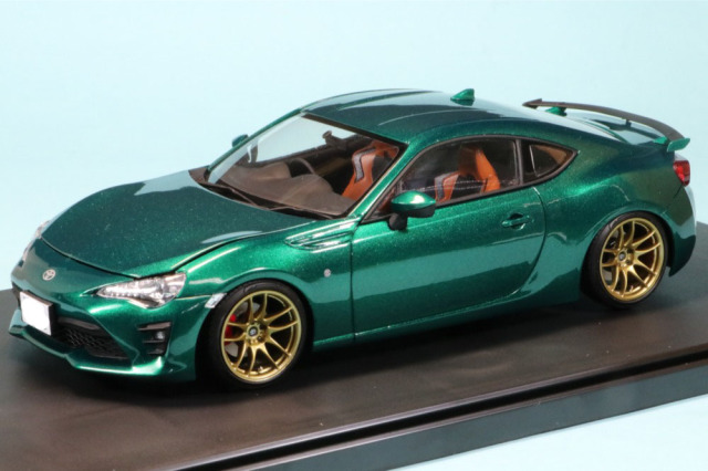 [受注製作見本] ロムファクトリー 1/24 トヨタ 86 特別仕様車 Mrrts British Green カスタム　RF059661_YS