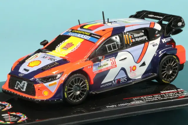 イクソ 1/43 ヒョンデ i20 N ラリー1 2024 ラリージャパン No.11  ワールド チャンピオン エディション　RAM967