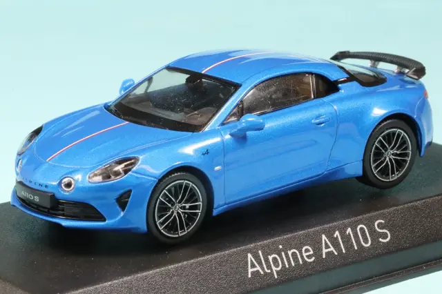 ノレブ 1/43 アルピーヌ A110 S パッケージ エアロ フランスシグネチャー 2023 アルピーヌブルー　517870