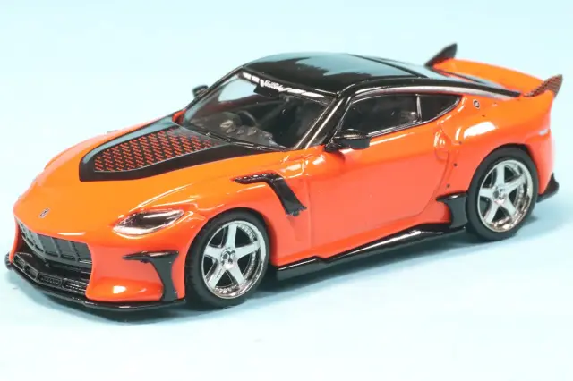 ターマックワークス 1/64 ヴェルサイド ニッサン フェアレディ Z RZ34 FFZ400 オレンジ　　T64G-074-OR