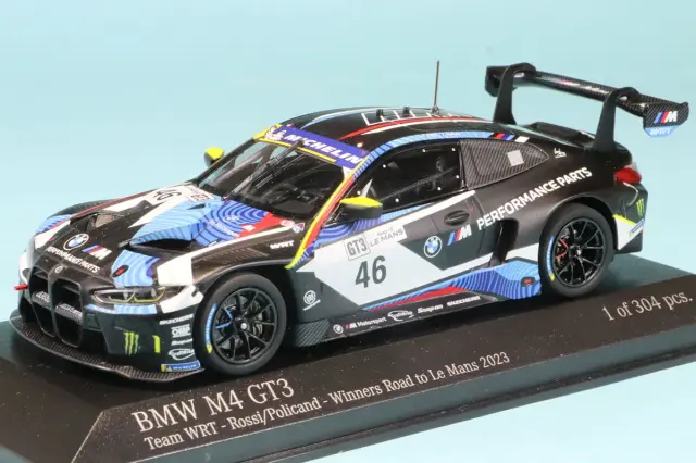 ミニチャンプス 1/43 BMW M4 GT3 "TEAM WRT" ROSSI/POLICAND No.46 ロード to ルマン 2023 ウィナー 　410232546