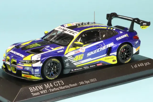 ミニチャンプス 1/43 BMW M4 GT3 "TEAM WRT" FARFUS/MARTIN/ROSSI No.46 スパ 24h 2023　410232646