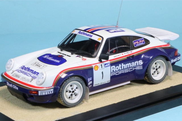 ロムファクトリー 1/43 ポルシェ 911 SC RS オマーン ラリー 1984 ウィナー　RFPN24011_MS