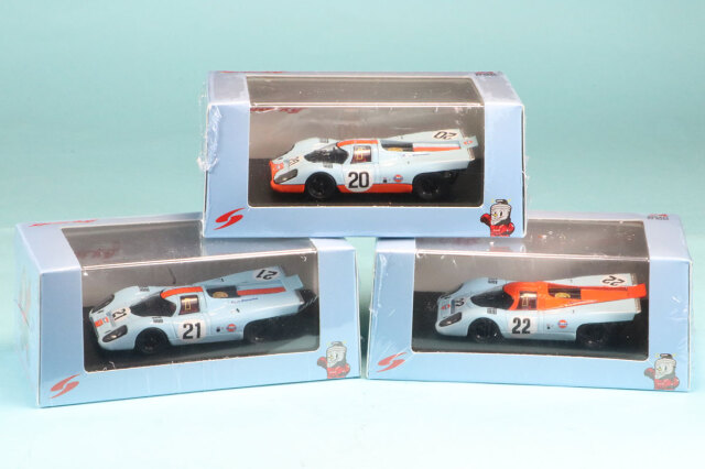 スパーク 1/64 ポルシェ 917K ルマン 1970 No.20 No.21 NO.22 3台セット　Y1435