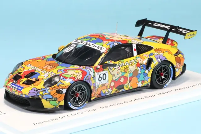 スパーク 1/43 ポルシェ 911 GT3 カップ No.60 ポルシェ・カレラカップ ジャパン チャンピオン 2024 伊藤 礼明　SJ179