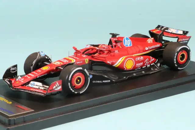 スパーク/ルックスマート 1/43 フェラーリ SF-24 オースティンGP 2024 C.ルクレール ウィナー　LSF1067