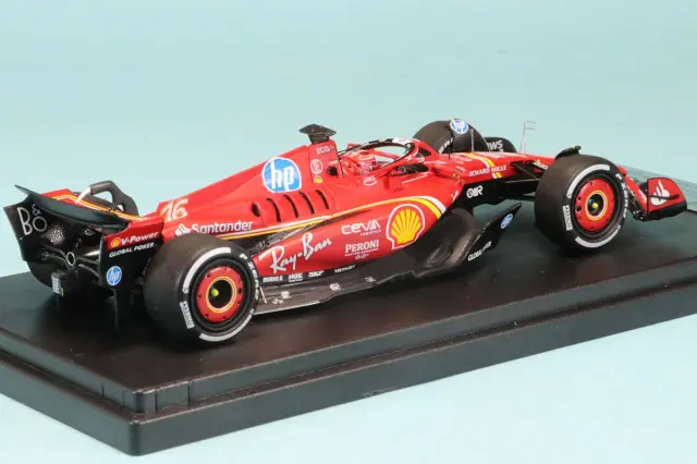 LOOKSMART LSF1057 フェラーリF1SF24 NO16 ルクレール Ferrari SF-24 Saudi Arabia GP 2024 - #16 Charles Leclerc 3rd