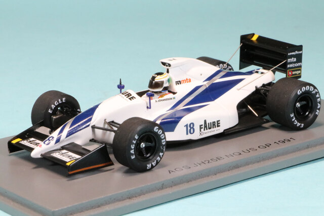 スパーク 1/43 AGS JH25B U.S.GP 1991 S.ヨハンソン　S7227
