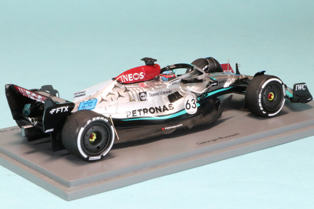 スパーク 1/43 メルセデス AMG W13 ベルギー GP 2022 G.ラッセル S8546