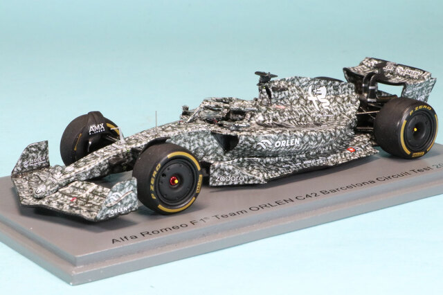 スパーク 1/43 アルファロメオ F1チーム オーレン C42 バルセロナテスト 2022 R.クビサ　S8519