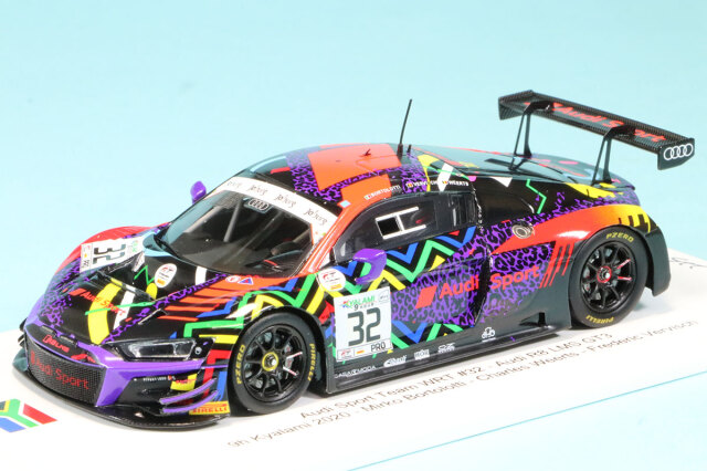 Frank's Modellautoecke特注スパーク  1/43 アウディ R8 LMS GT3 キャラミ 9h 2020 No.32 アウディスポーツチームカーコレクション　FF007