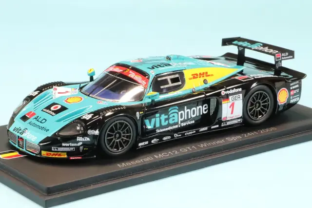 スパーク 1/43 マセラティ MC12 GT1 スパ 24h 2008 No.1 ウィナー　43SPA2008