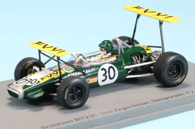 スパーク 1/43 ブラバム BT23C F2 アルゼンチンGP 1968 J.リント　F2002