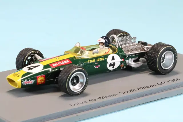 スパーク 1/43 ロータス 49 南アフリカGP 1968 J.クラーク　S6363