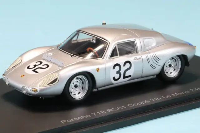 スパーク 1/43 ポルシェ 718 RS61 クーペ ルマン 1961 No.32　S9733