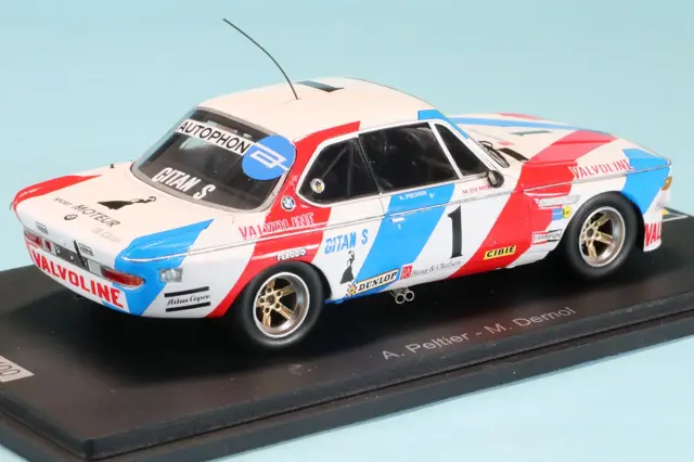 スパーク 1/43 BMW 3.0 CSi スパ 24h 1975 No.1 SB638 ミニカー