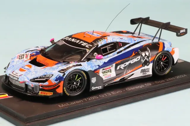スパーク 1/43 マクラーレン 720S GT3 EVO No.159 Garage 59 スパ 24h 2024　SB788