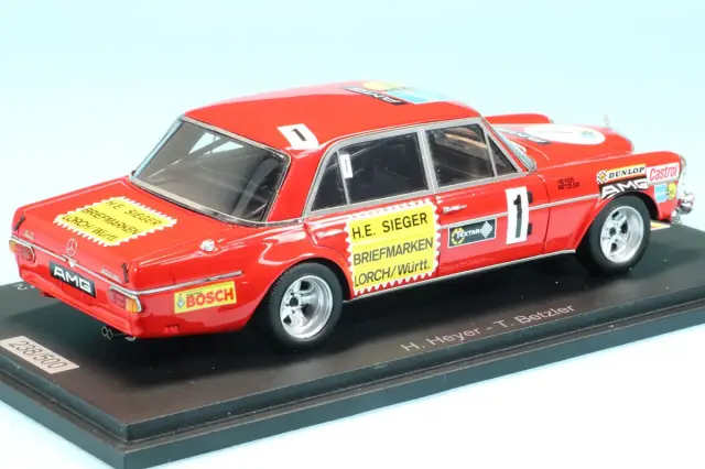 スパーク 1/43 メルセデスベンツ 300 SEL 6.8 AMG ニュル 24h 1972 No