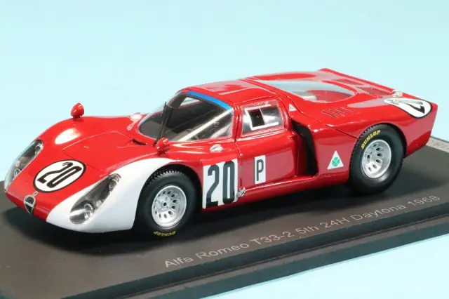スパーク 1/43 アルファロメオ T33-2 デイトナ 24h 1968 No.20　US244