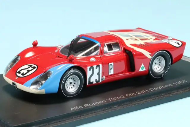 スパーク 1/43 アルファロメオ T33-2 デイトナ 24h 1968 No.23　US378