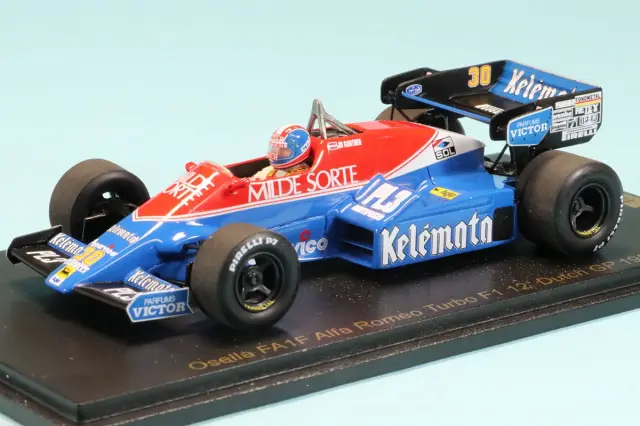 レースランド特注スパーク 1/43 オゼッラ FA1A アルファロメオ オランダGP 1984  J.ガルトナー　RS1706