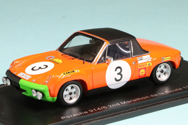 スパーク 1/43 ポルシェ 914/6 Marathon de la Route 1970 2nd No.3　S2865
