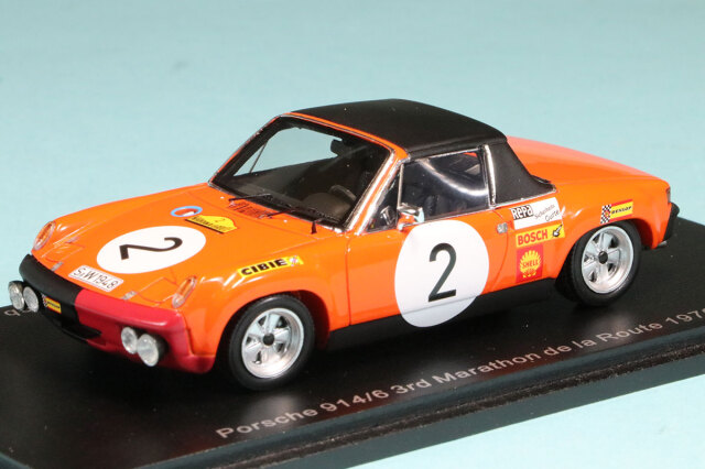 スパーク 1/43 ポルシェ 914/6 Marathon de la Route 1970 3rd No.2　S2866
