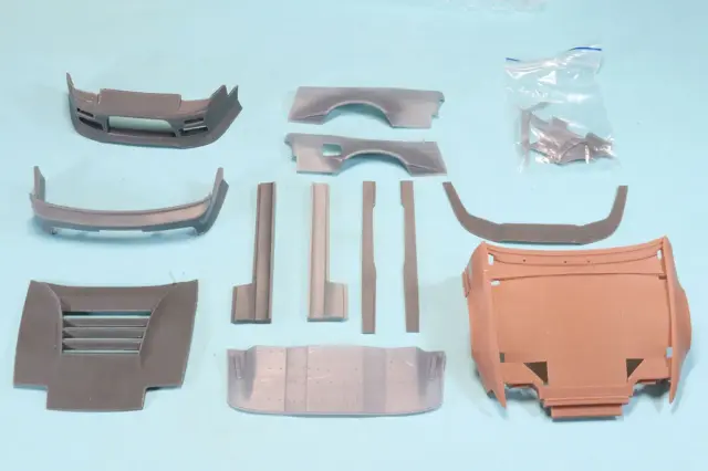 Fuguガレージ 1/24 トランスキット トゥルーマン レーシング ニッサン 180SX ワイドボディパーツセット アオシマ対応　FUGU-KIT052　