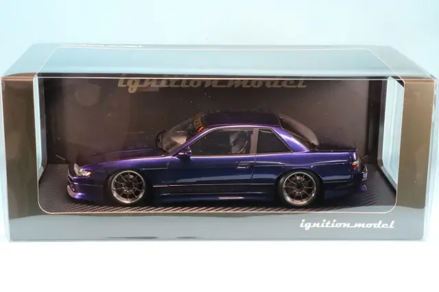 251018　イグニッションモデル 1/18 ヴェルテックス ニッサン S13 シルビア パープルメタリック　IG3586