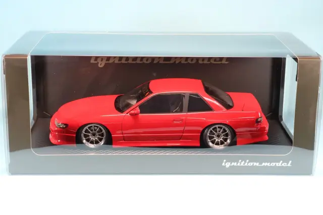 251018　イグニッションモデル 1/18 ヴェルテックス ニッサン shirubiaS13 レッド　IG3584