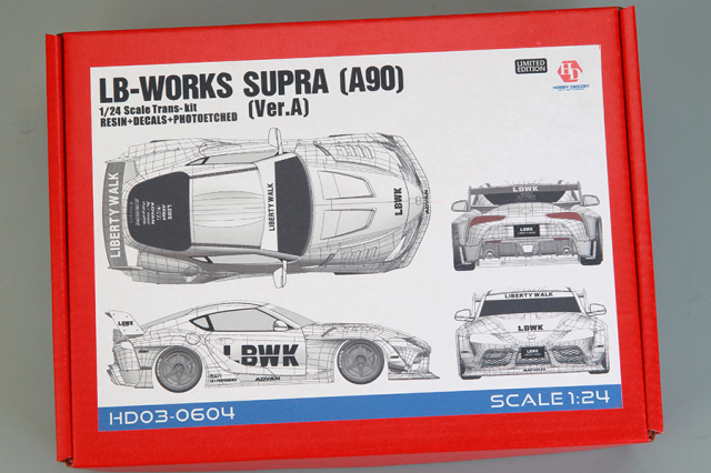 ホビーデザイン 1/24 トランスキット LB ワークス スープラ A90 Ver.A　HD03-0604