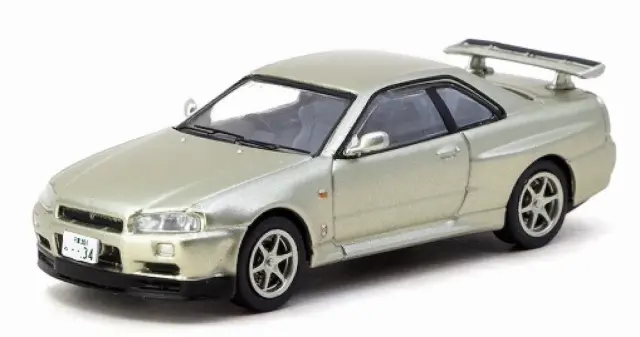 [予約] ターマック 1/64 ニッサン スカイライン GT-R R34 ミレニアムジェイド　JC64-012-MJ