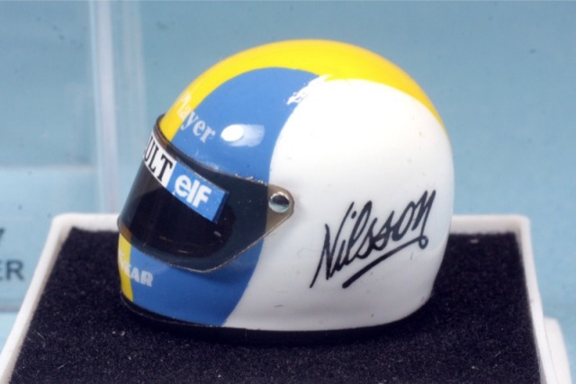 JFクリエーション 1/12 ヘルメット グンナー・ニルソン 1977 ベルギー