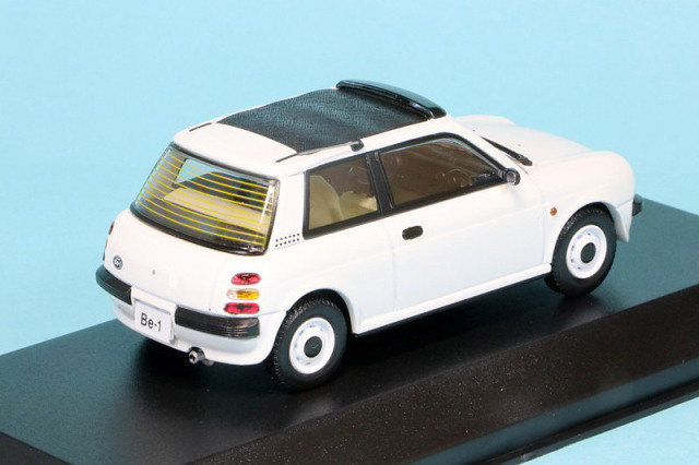 京商 1/43 ニッサン Be-1 キャンバストップ オニオンホワイト